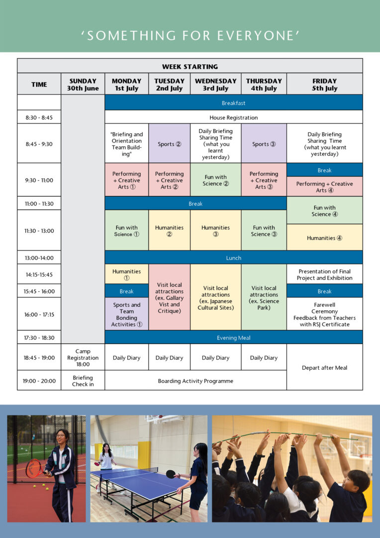 Holiday Camp | Rugby School Japan | Tokyo | Japan | Asia